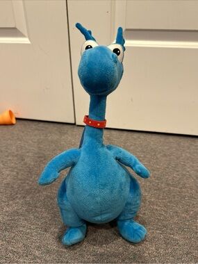 Disney Talking Doc Mcstuffins "Stuffy" Plush Blue Dragon Cuddles Hugs Toy 16"